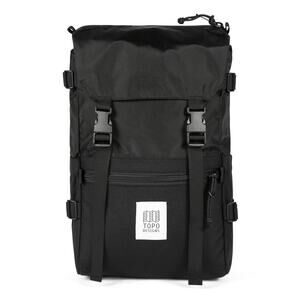 NWT Topo Designs Rover Pack Classic Black Daypack Recycled Nylon Backpack